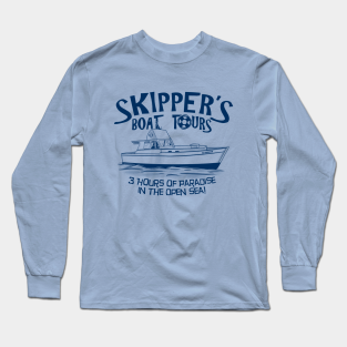 Television Long Sleeve T-Shirt - Skipper's Boat Tours by Stupid Shirts